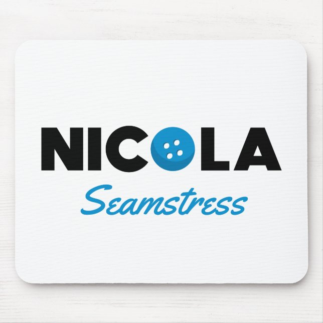 Nicola Seamstress Mouse Pad (Front)