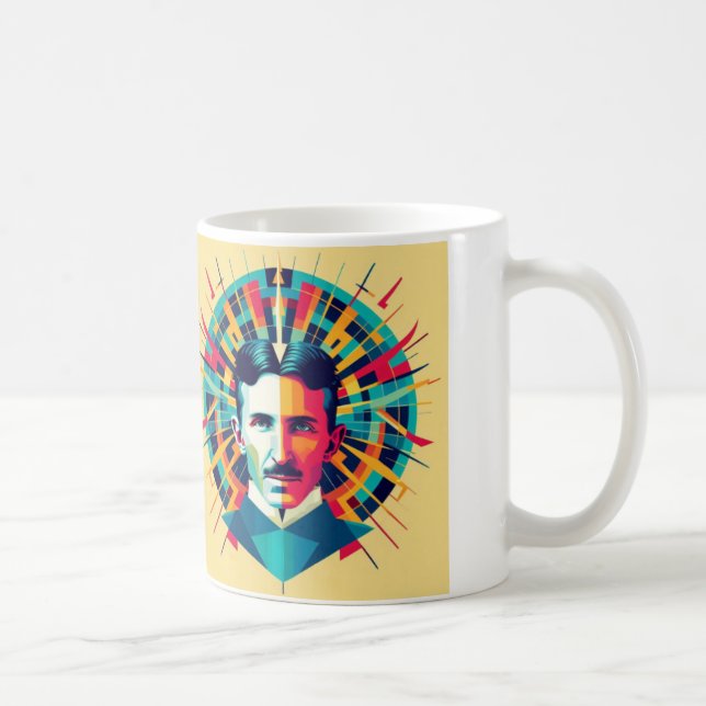 Nicola Tesla Coffee Mug (Right)