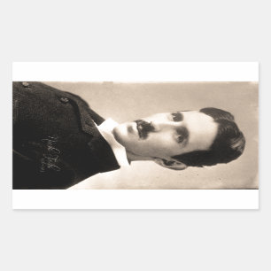 Nicola Tesla Photo Rectangular Sticker