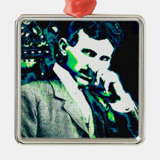 Nicola Tesla Vintage New Art Metal Tree Decoration