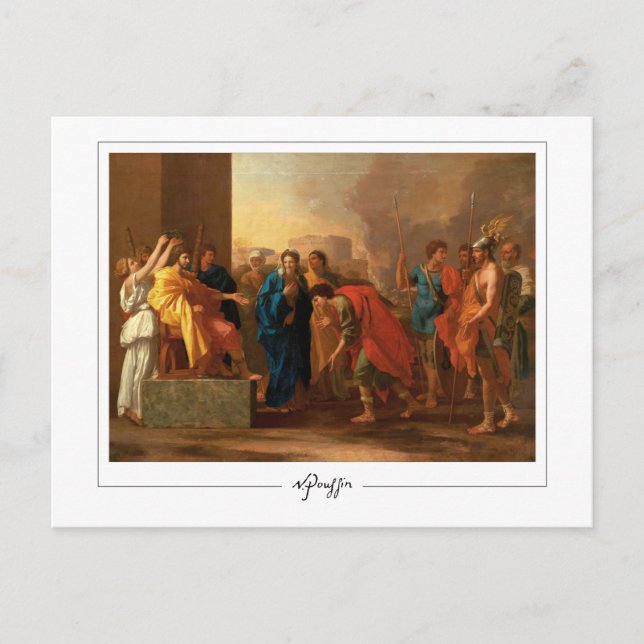 Nicolas Poussin #210 - Fine Art Postcard (Front)