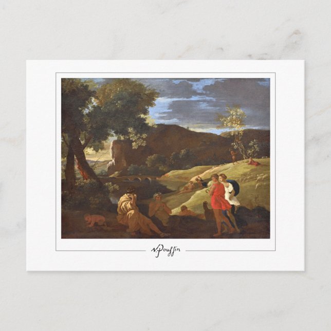 Nicolas Poussin #281 - Fine Art Postcard (Front)