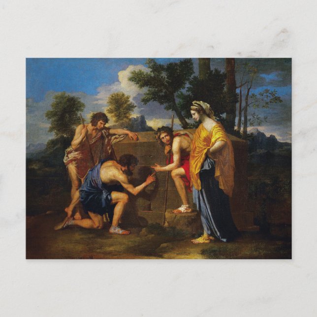 Nicolas Poussin Art Postcard (Front)