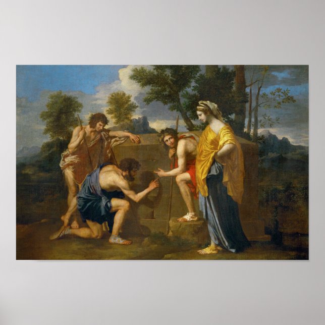 Nicolas Poussin - Et in Arcadia ego Poster (Front)