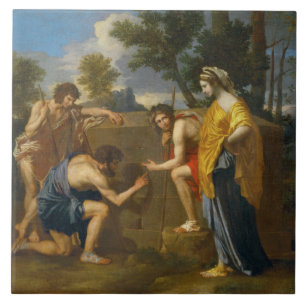 Nicolas Poussin - Et in Arcadia ego Tile