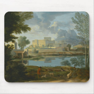 Nicolas Poussin - Landscape with a Calm Mouse Pad