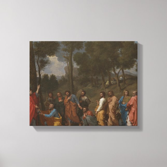Nicolas Poussin - Sacrament of Ordination Canvas Print (Front)