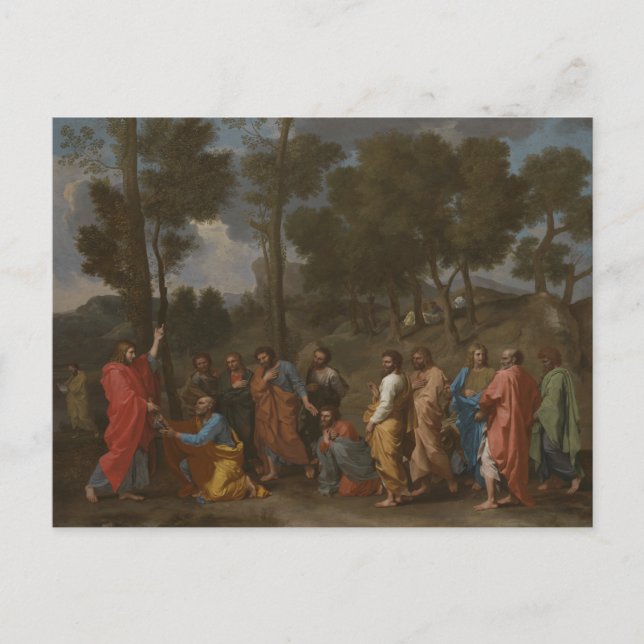 Nicolas Poussin - Sacrament of Ordination Postcard (Front)