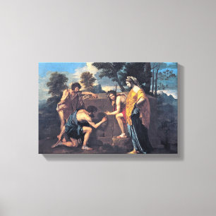 Nicolas Poussin - Shepherds in Arcadia Canvas Print