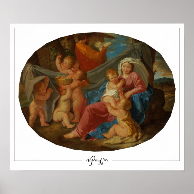 Nicolas Poussin Zedign Art Poster #223 (Front)