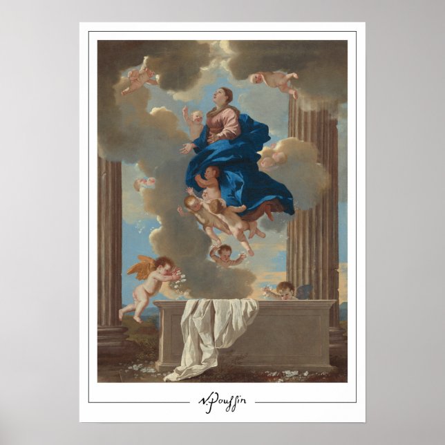 Nicolas Poussin Zedign Art Poster #231 (Front)