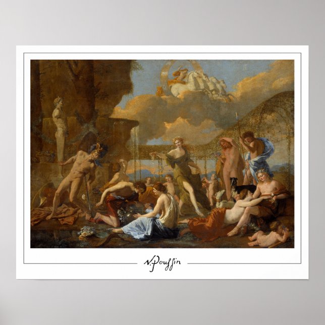 Nicolas Poussin Zedign Art Poster #245 (Front)