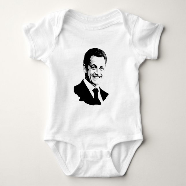 Nicolas Sarkozy Baby Bodysuit (Front)