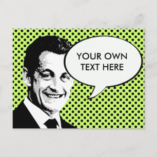 Nicolas Sarkozy Postcard
