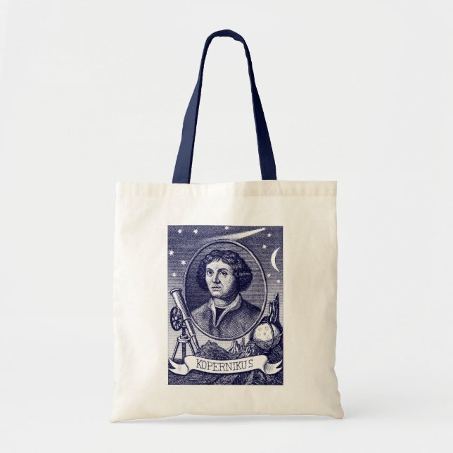 Nicolaus Copernicus Tote Bag (Front)