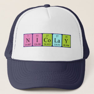 Nicolay periodic table name hat