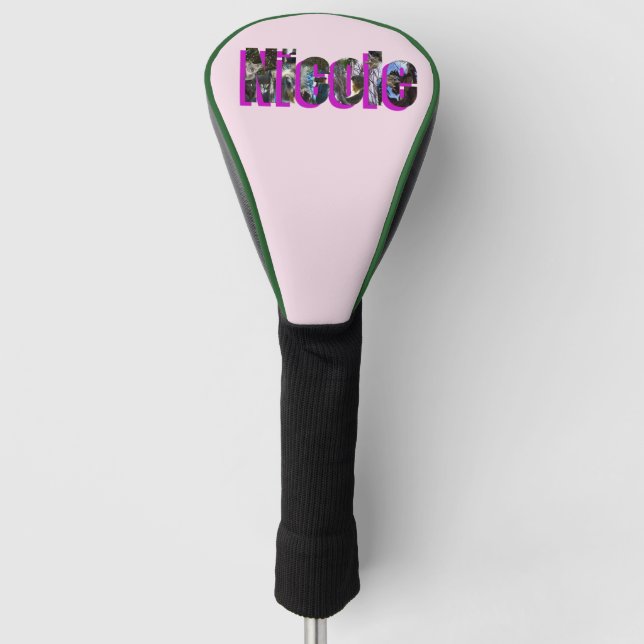 "Nicole" Name Made With Koalas, Golf Head Cover (Front)