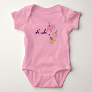 Nicole, Name With Kittens, Baby Bodysuit