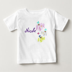 Nicole, Name With Kittens,  Baby T-Shirt