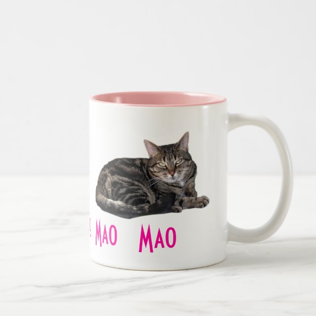 Nicolette Le Mao Mao Two-Tone Coffee Mug (Right)
