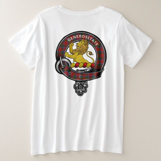 Nicolson Clan Badge Women's Plus Size T-Shirt (Design Back)