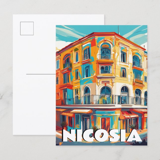 Nicosia, Capital of Cyprus Postcard (Front/Back)