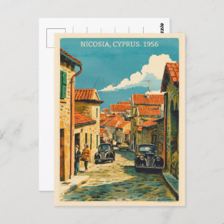 Nicosia, Capital of Cyprus Vintage souvenir gifts Postcard