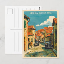 Nicosia, Capital of Cyprus Vintage souvenir gifts