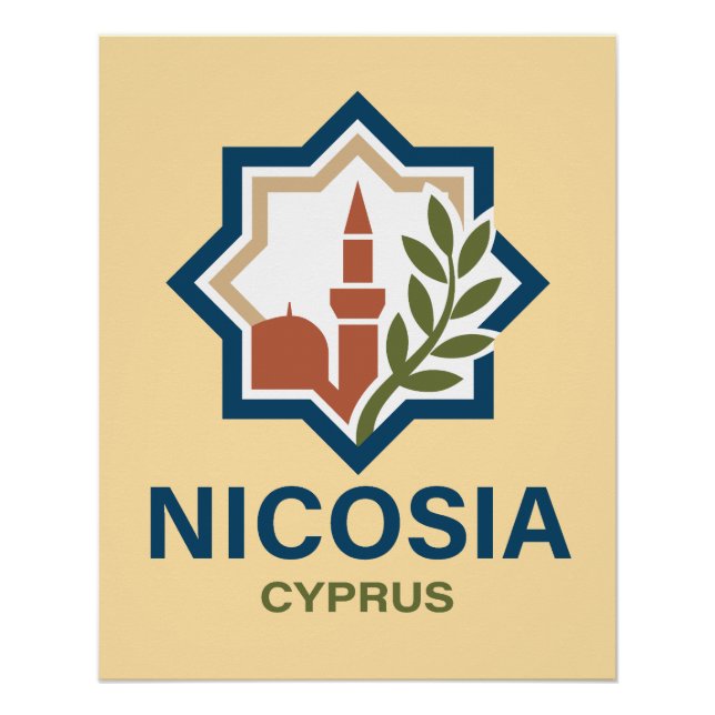 Nicosia Cyprus Mediterranean Poster (Front)