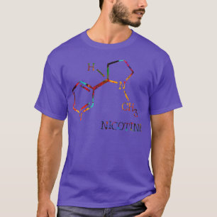 Nicotine molecule 2 T-Shirt