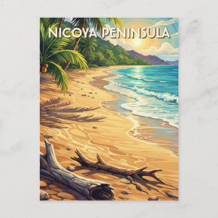 Nicoya Peninsula Costa Rica Travel Postcard