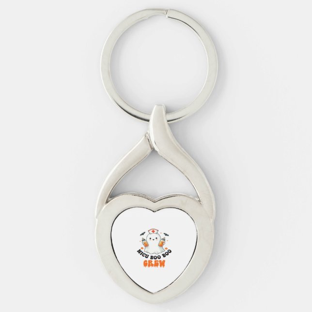 Nicu boo boo crew halloween,Nicu Boo Crew Funny Nu Key Ring (Front)