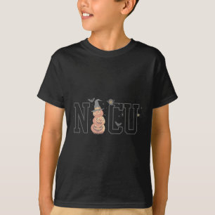 Nicu Boo Crew Spooky Pumpkin Funny NICU Nurse Hall T-Shirt