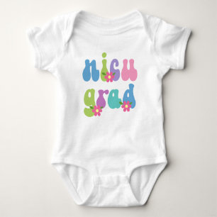 NICU Grad Retro Preppy Baby Girl Baby Bodysuit