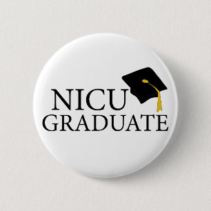 NICU Graduate 6 Cm Round Badge