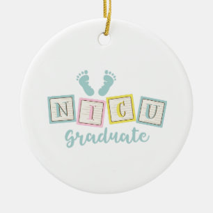 NICU Graduate Ceramic Tree Decoration