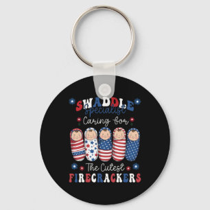 Nicu Labour And Delivery Humourous Nurse 4th Of Ju Key Ring