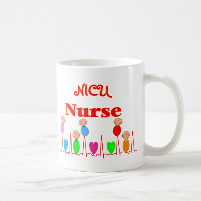 NICU Nurse--Adorable Baby Graphics Coffee Mug (Right)