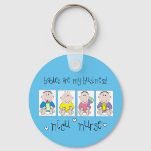 NICU NURSE Babies Babies Key Ring