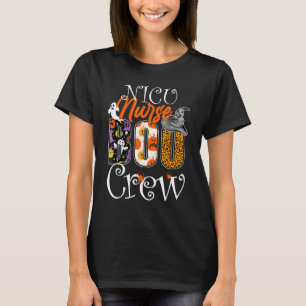 Nicu Nurse Boo Crew Funny Halloween Nicu Nurse Par T-Shirt