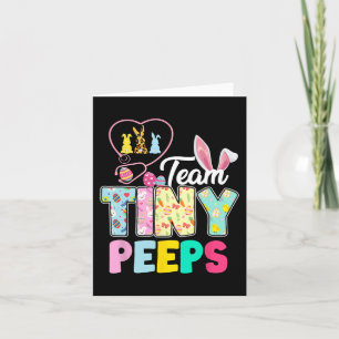 Nicu Nurse Easter Team Tiny Humans Bunnies Stethos Card