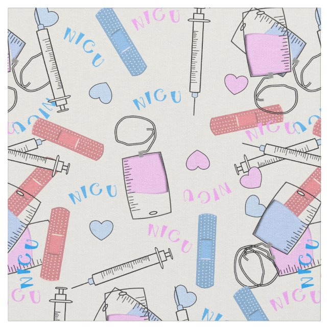 NICU Nurse Fabric (Close Up)
