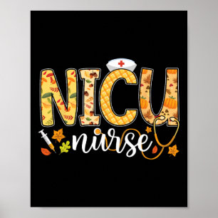 Nicu Nurse Fall Yall Autumn Pumpkin Thanksgiving S Poster