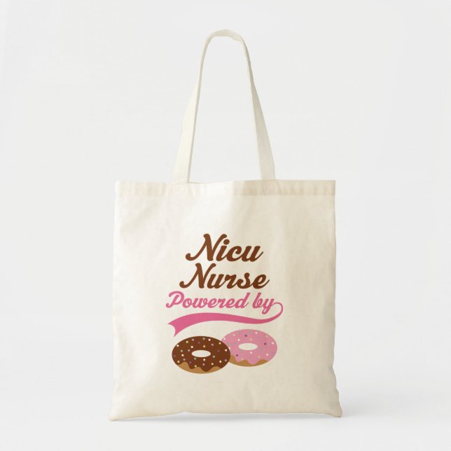 Nicu Nurse Funny Gift Tote Bag (Front)