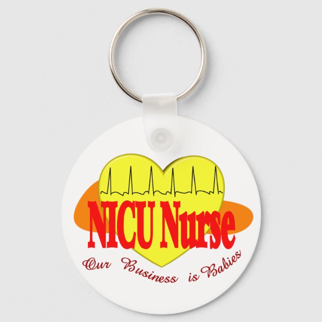 NICU Nurse Gifts Key Ring (Front)
