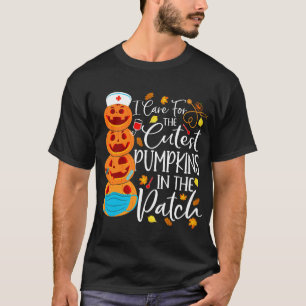 Nicu Nurse Halloween I Care For The Cutest Pumpkin T-Shirt