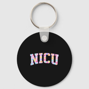 Nicu Nurse Heart Valentines Day Neonatal Intensive Key Ring