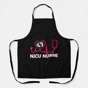 Nicu Nurse Heartbea Apron