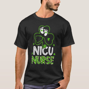 Nicu Nurse Life Stethoscope Neonatal Leopard St Pa T-Shirt