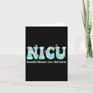 Nicu Nurse Neonatal Intensive Care Unit Nursing Sp Card